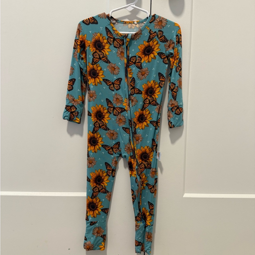 Bamboo Bliss Sunflower, and Butterfly Print